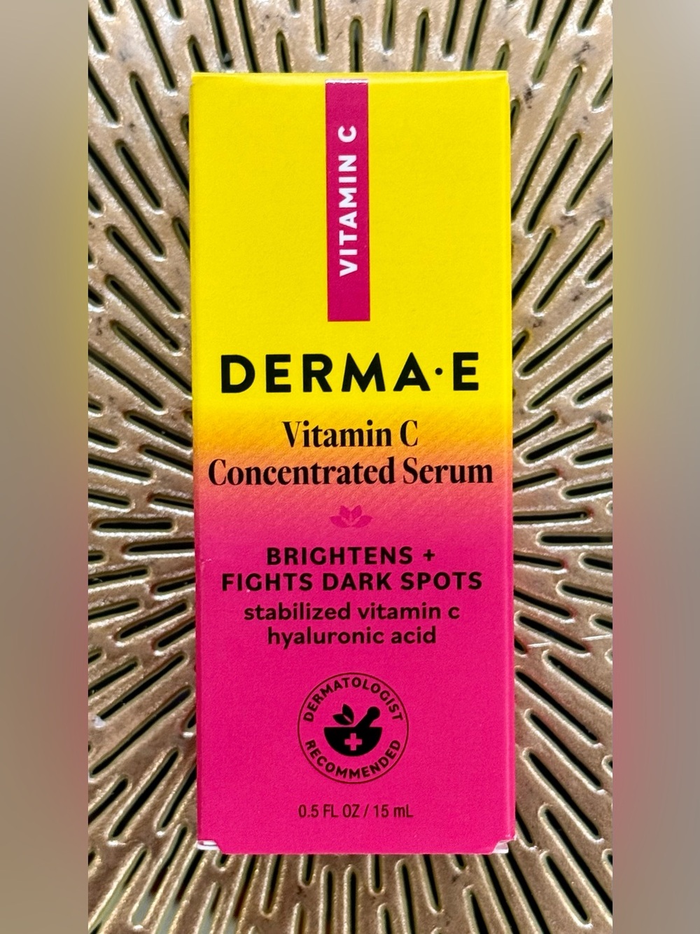 DERMA E || Vitamin C Concentrated Serum - Brightens Dark Spots, 15mL *NIB*